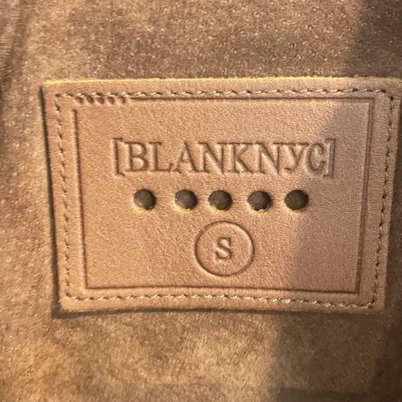 BLANK NYC Denim Suede Moto Jacket - Picture 2 of 5